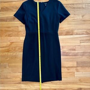 Elegant Ann Taylor Textured Black Dress